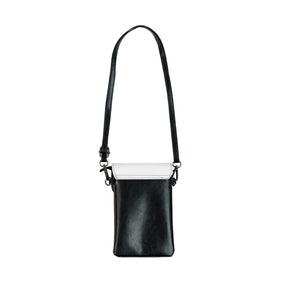 International Masons Cell Phone Wallet - White & Blue Microfiber Leather - Bricks Masons