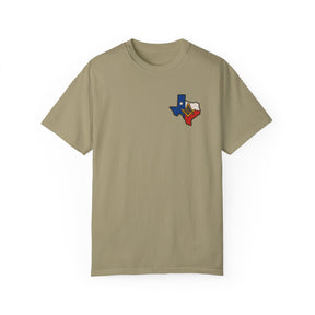 Master Mason Blue Lodge T-Shirt - Garment-Dyed Texas Mason - Bricks Masons