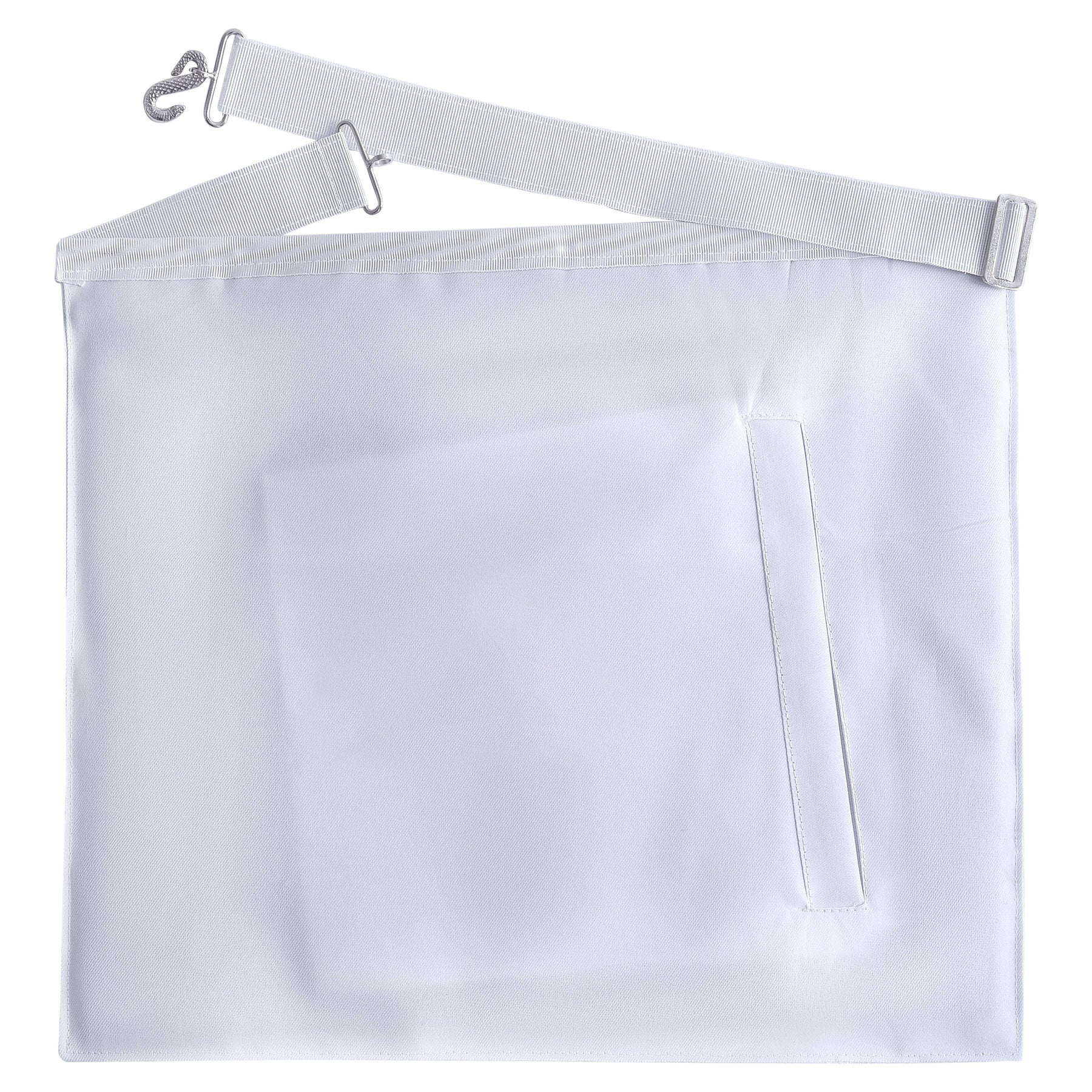 28th Degree Scottish Rite Apron - All White Knight of the Sun - Bricks Masons