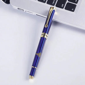 Past Master Blue Lodge California Regulation Pen - Various Metal Colors - Bricks Masons