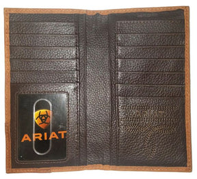 Past Master Blue Lodge Wallet - Ariat Long Gator Print Leather