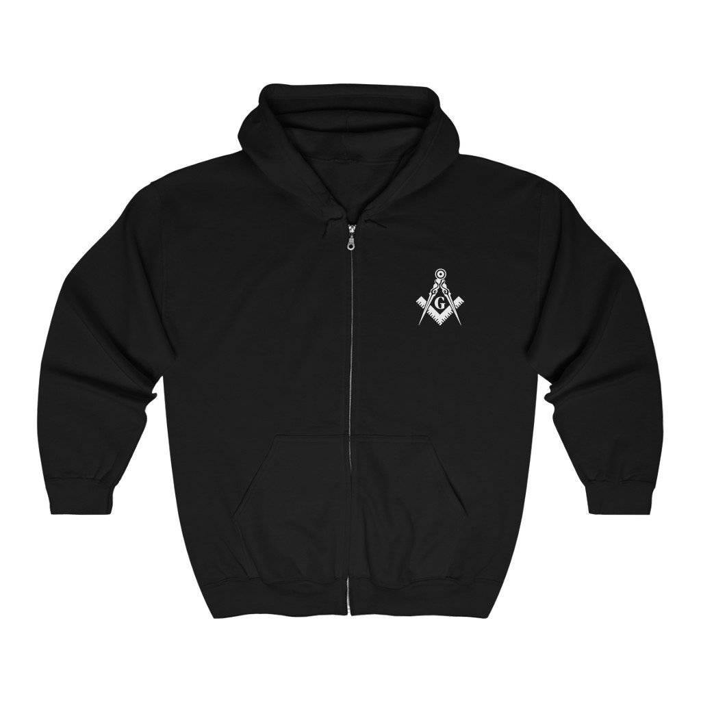 Master Mason Blue Lodge Hoodie - Square & Compass G 4 Colors