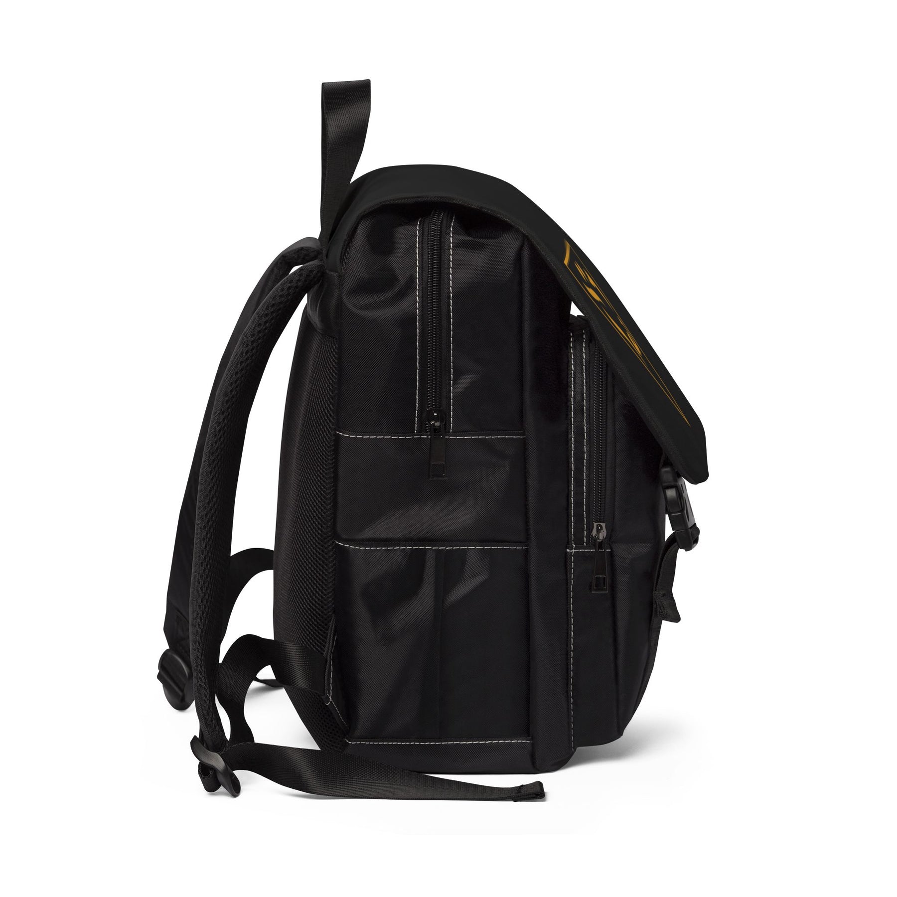 Grand Tiler of Solomon Backpack - Black & Gold With Resistant Fabric - Bricks Masons