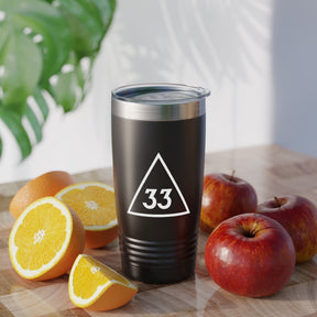 33rd Degree Scottish Rite Ringneck Tumbler - Various Colors - Bricks Masons