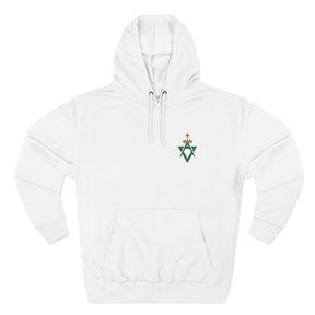 Allied Masonic Degrees Hoodie - Embroidered AMD Emblem - Bricks Masons