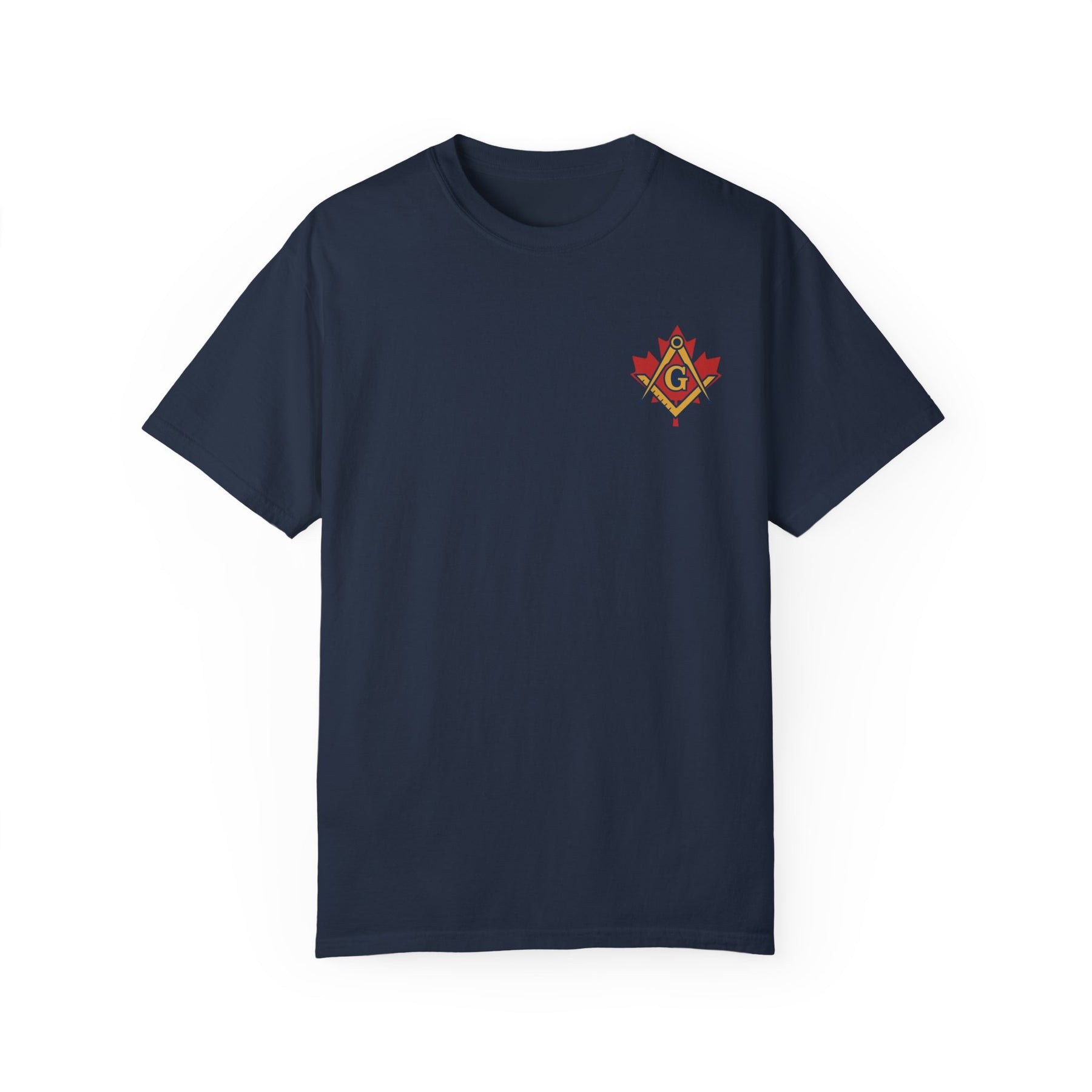 Master Mason Blue Lodge Canada Jurisdiction T-Shirt - Canada Mason Square & Compass G - Bricks Masons