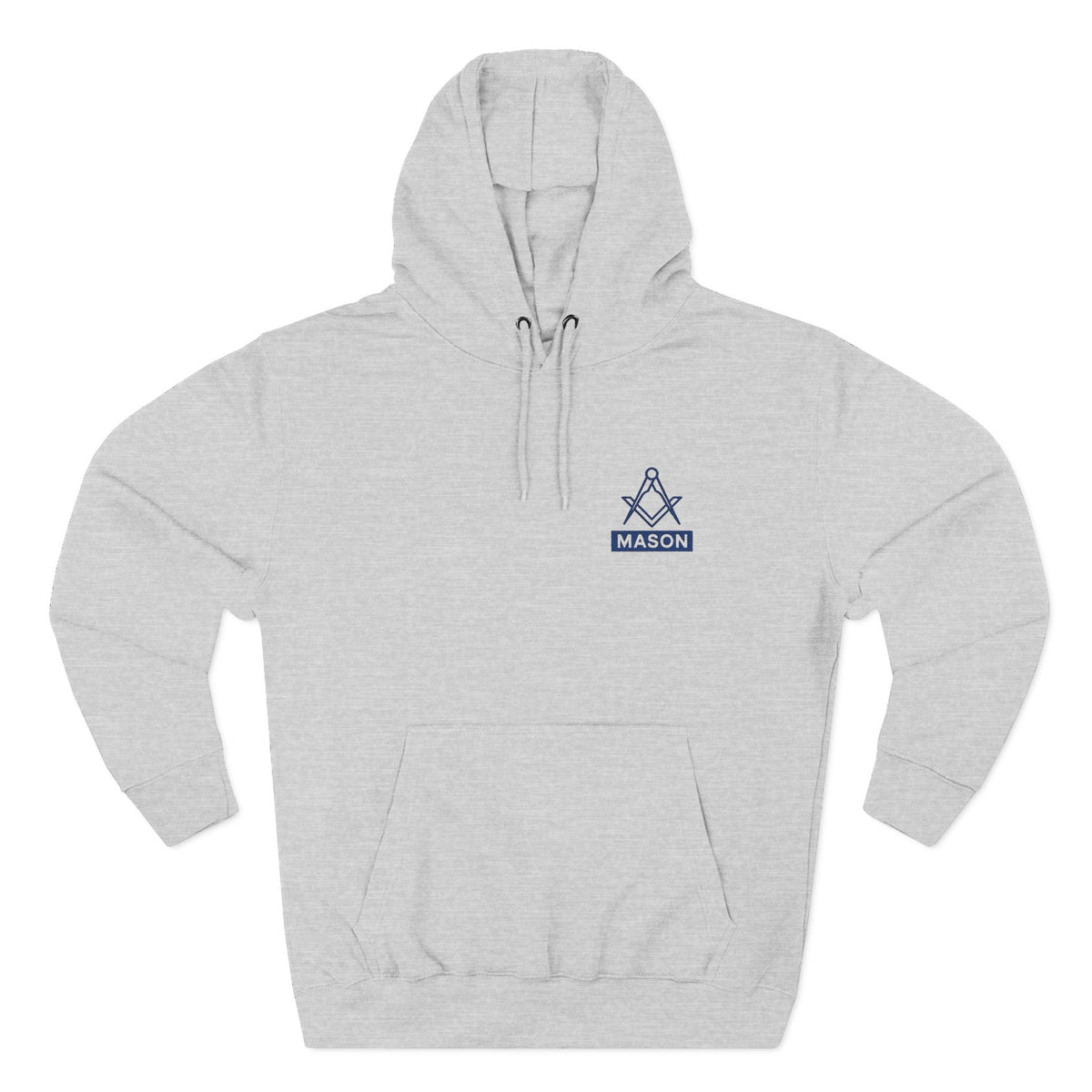 Master Mason Blue Lodge Hoodie - Three Panel Fleece Casual Wear S&C - Bricks Masons