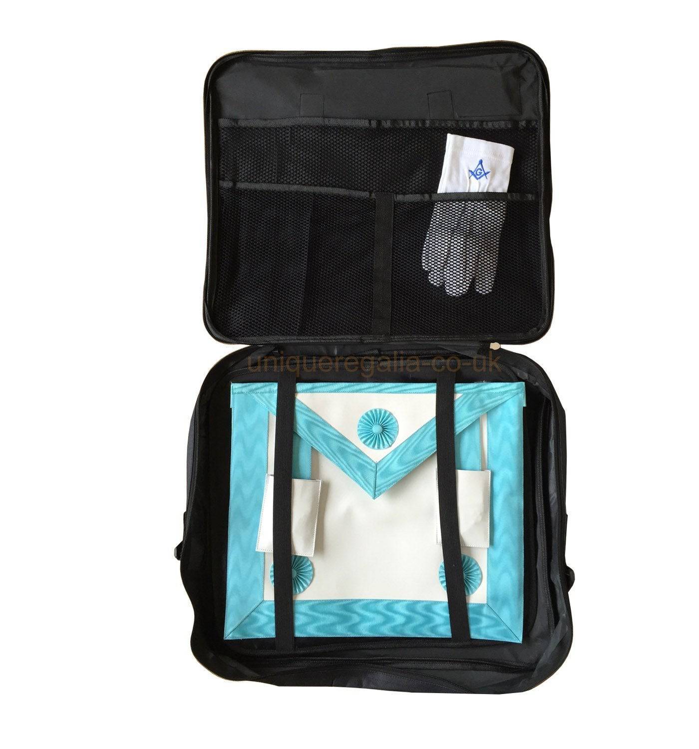 Masonic Apron Case - Black Soft Waterproof Material