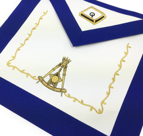 14th Degree Scottish Rite Apron - Blue Machine Embroidery