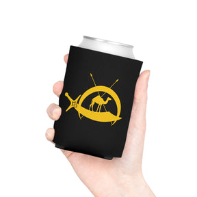 DOKO Can Cooler - Gold & Black With Polyester Exterior - Bricks Masons