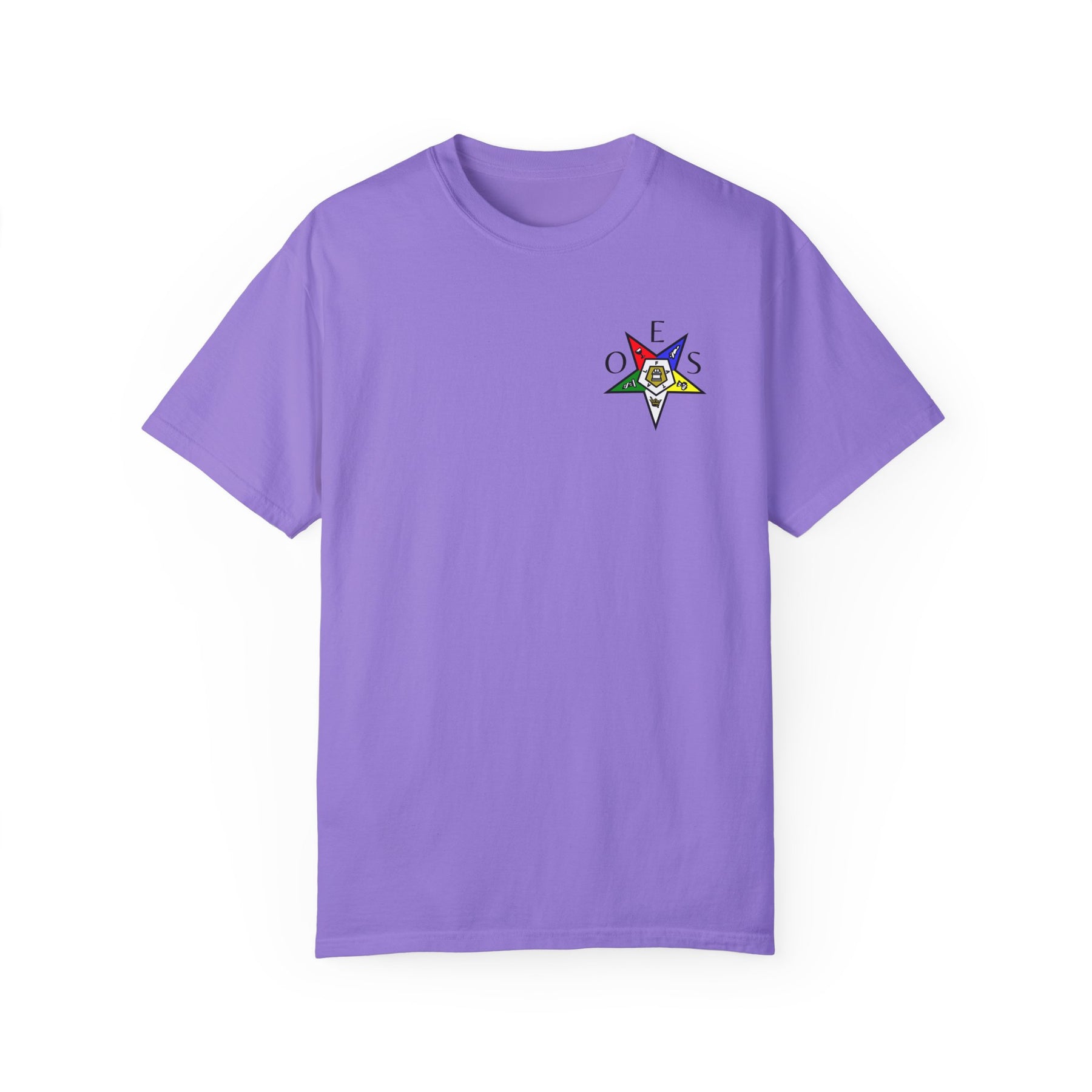 OES T-Shirt - Garment-Dyed Tee OES Star Various Colors - Bricks Masons