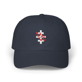 Red Branch of Eri Baseball Cap - Cotton red & White Emblem Various Colors - Bricks Masons