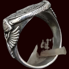 King Solomon Signet Ring in Silver 1.8 cm 10.5 g Art 429 - Bricks Masons