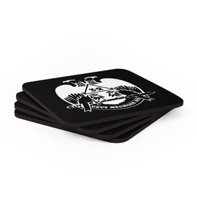 32nd Degree Scottish Rite Coaster - Wings Down 4 Pieces Set