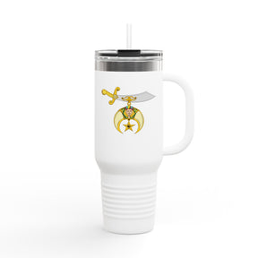 Shriners Ringneck Tumbler - 40oz Stainless Steel & Insulated - Bricks Masons