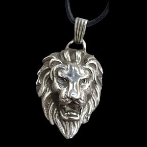 Leon Judah Rastafari Pendant In Silver 5 X 2.5 Cm 26 Gr Art 501 - Bricks Masons