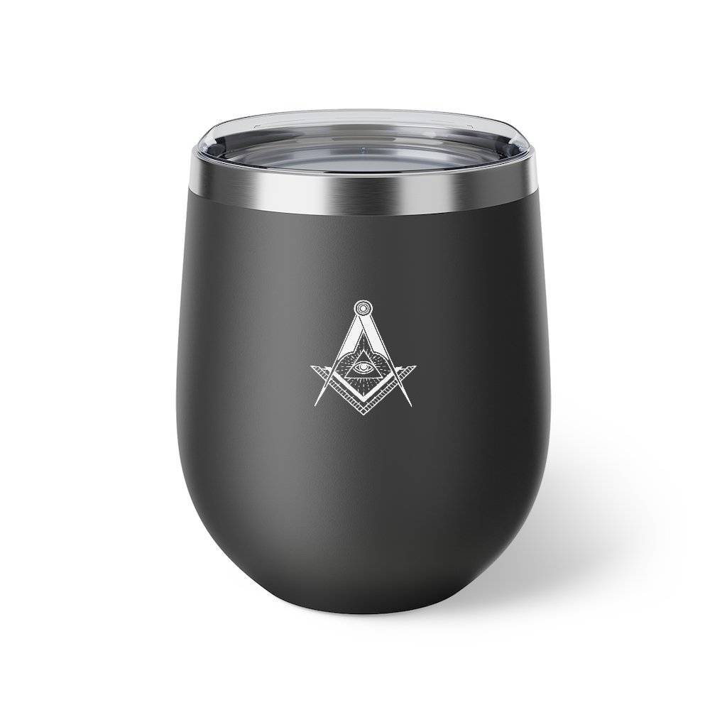 Master Mason Blue Lodge Vacuum Cup - Square & Compass All Seeing Eye