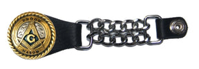Master Mason Blue Lodge Vest Extender - Proud Mason Double Curb Chain