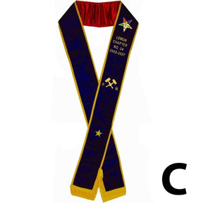 Past Matron OES Sash - Purple Velvet