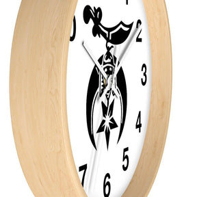 Shriners Clock - Wooden Frame