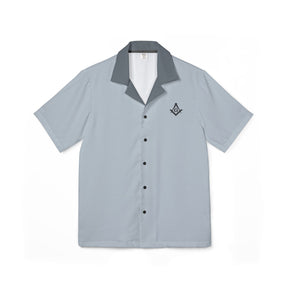 Men's Hawaiian Camp Shirt (AOP) - Bricks Masons