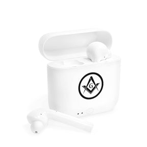 Master Mason Blue Lodge Earbud - Wireless Square & Compass G