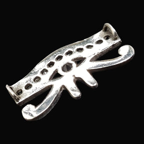 Egyptian Horus Eye Pendant, Silver and Stones, 3 x 2 cm, 7 g, Art. 608 - Bricks Masons