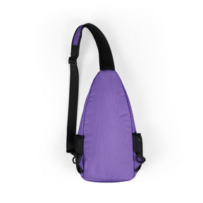 International Order of The Rainbow For Girls Crossbody Bag - Purple with Colorful Emblem - Bricks Masons