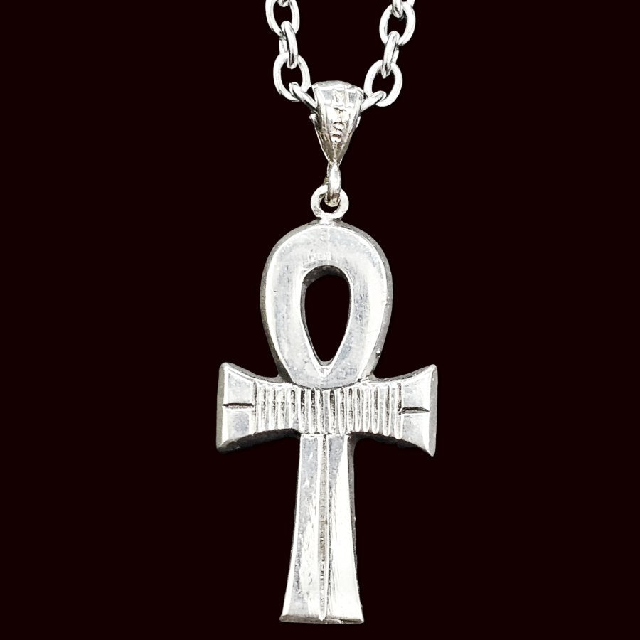 Ankh Cross of Life Pendant in Silver 5 x 2.5 cm 7 g Art 618 - Bricks Masons