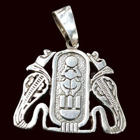 Beetle and Snake Pendant in Silver 3 x 2.5 cm 5 g Art 620 - Bricks Masons