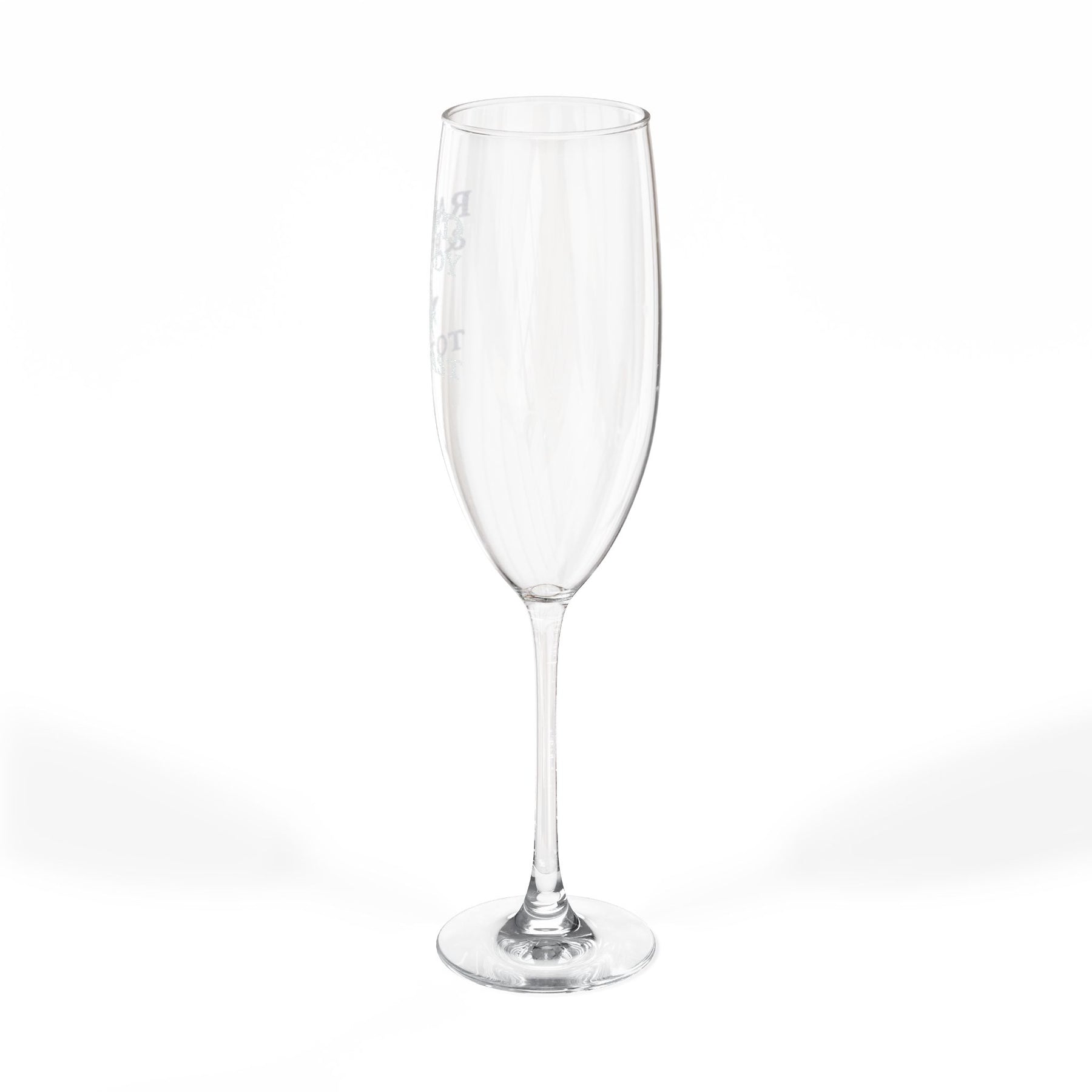 Master Mason Blue Lodge Champagne Flute - Raised and Ready To Toast with S&C G - Bricks Masons