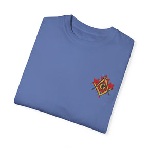Master Mason Blue Lodge Canada Jurisdiction T-Shirt - Canada Mason Square & Compass G - Bricks Masons