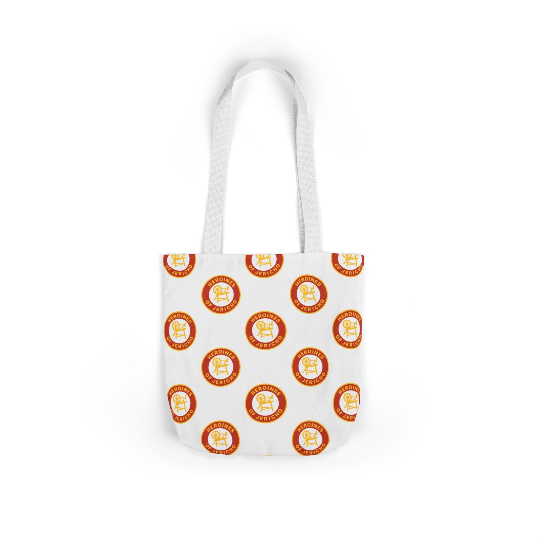 Heroines of Jericho Tote Bag - White & Yellow Polyester - Bricks Masons