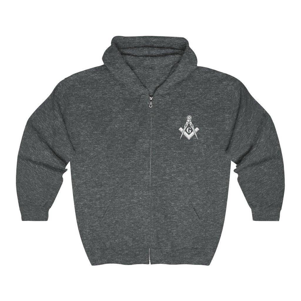 Master Mason Blue Lodge Hoodie - Square & Compass G 4 Colors