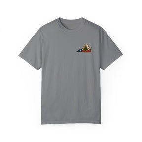 Master Mason Blue Lodge T-Shirt - Garment-Dyed Virginia Mason - Bricks Masons