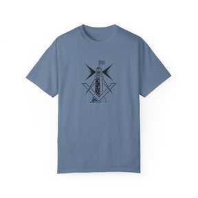 Master Mason Craft T-Shirt - United Kingdom Beacon of Brotherhood - Bricks Masons