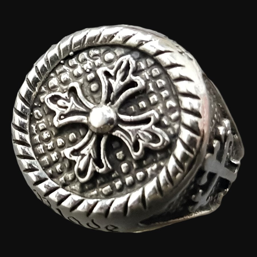 Templar Cross Ring in Silver 1.8 cm 12 g Art 733 - Bricks Masons