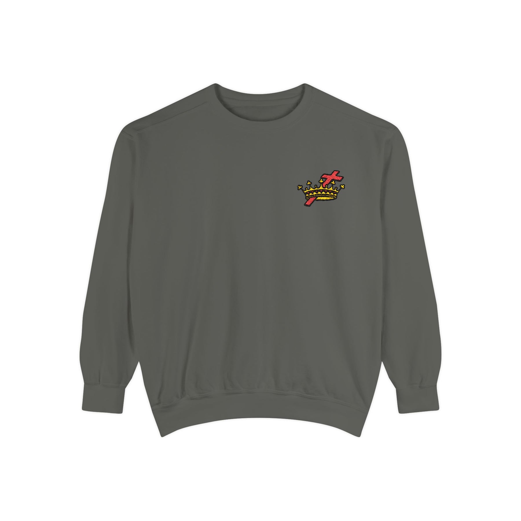 Lady Knights Cyrene Sweatshirt - Cross & Crown Front Embroidery - Bricks Masons