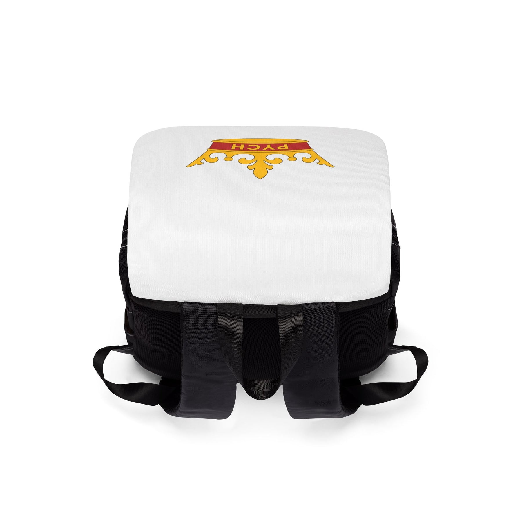 PYCH Backpack - White Resistant Fabric With Multiple Compartments - Bricks Masons
