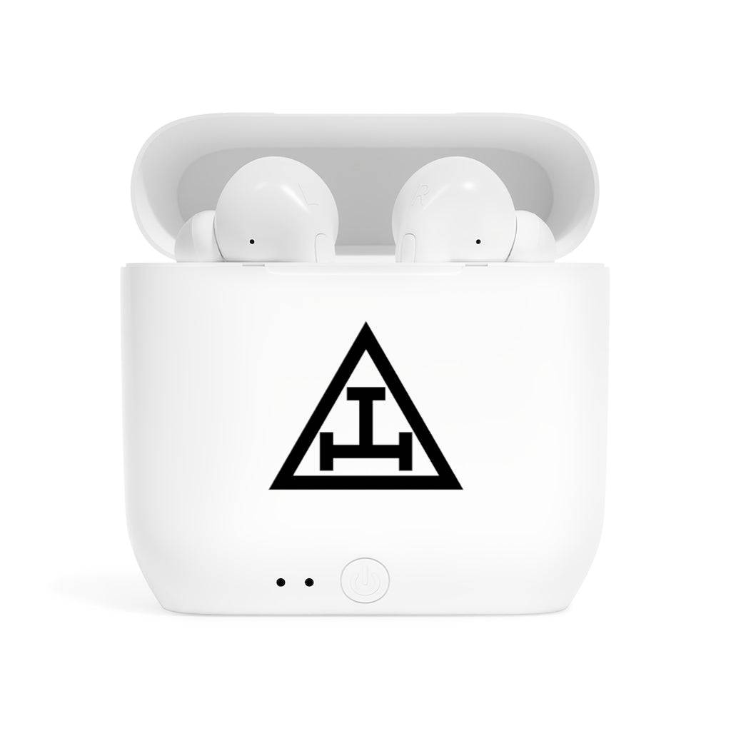 Royal Arch Chapter Earbud - White