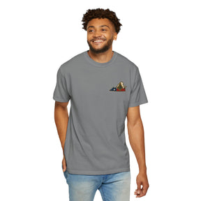 Master Mason Blue Lodge T-Shirt - Garment-Dyed Virginia Mason - Bricks Masons