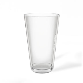 Master Mason Blue Lodge Pint Glass - Square & Compasses G with J&B Pillars