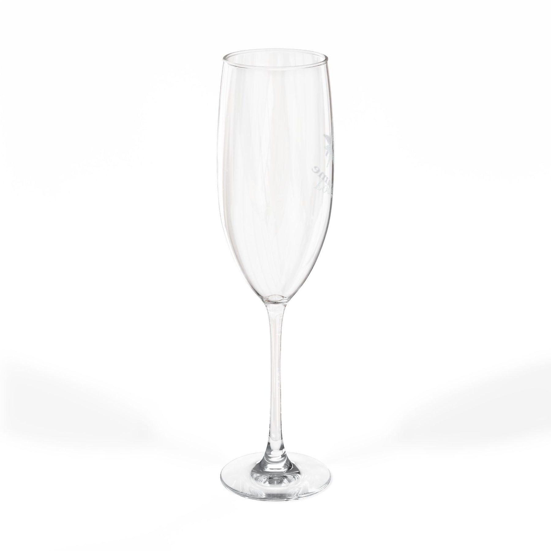Master Mason Blue Lodge Champagne Flute - Square & Compass G with Personalization - Bricks Masons