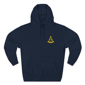 District Deputy Grand Master Blue Lodge Hoodie - Signature Front Emblem - Bricks Masons
