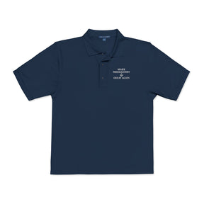 Master Mason Blue Lodge Polo Shirt - Embroidered Make Freemasonry Great Again - Bricks Masons