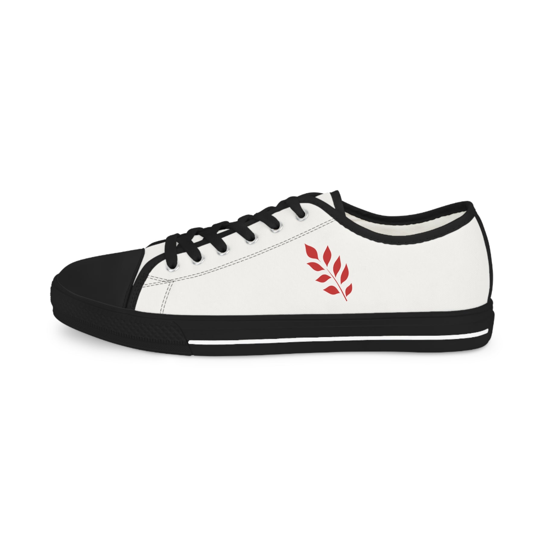 Red Branch of Eri Sneaker - Low Top Sneaker Black & White Gold Red Branch - Bricks Masons