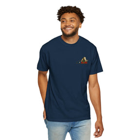 Master Mason Blue Lodge T-Shirt - Garment-Dyed Virginia Mason - Bricks Masons