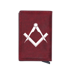 Master Mason Blue Lodge Wallet - Various Colors - Bricks Masons