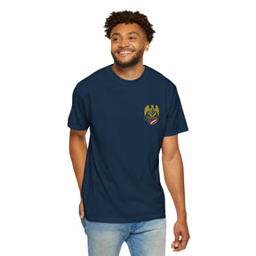 Master Mason Blue Lodge T-Shirt - Veteran Mason Garment-Dyed Tee - Bricks Masons