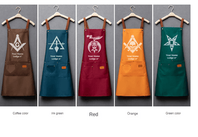 Master Mason Blue Lodge Work Apron - Various Colors